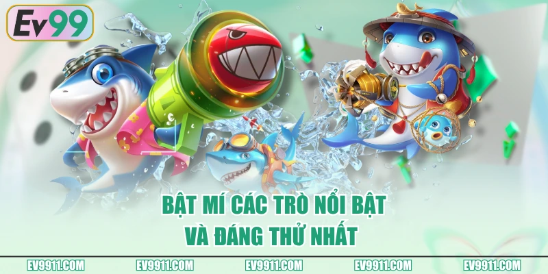 Bật mí các trò nổi bật và đáng thử nhất